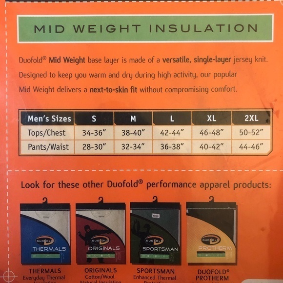 5 for $25 ❄️ Thermal Long Johns Duofold Varitherm Men’s Mid-Weight Thermals - Picture 5 of 8